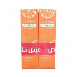 ازهى سيروم فيتامين سى لجميع انواع البشرة 30 مل عرض 2قطعة offer @