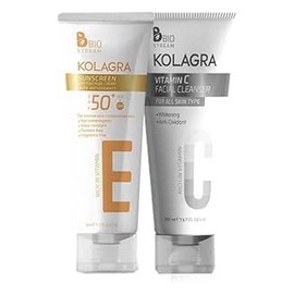 كولاجرا غسول للوجة 200 مل + كولاجرا صن بلوك 50 مل عرض 2 قطعة offer##