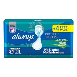 اولويز سمك مضغوط الوفيرا اخضر طويل جدا  24 +4 فوطة