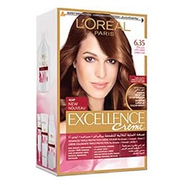 لوريال صبغة اكسلانس كريم بنى الشوكولاته 6.35