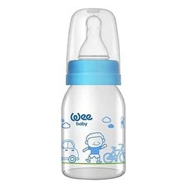 وى بيبى ببرونة زجاج حلمة سيلكون 125 مل +0-6 m##