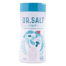 دكتور سولت ملح باليود لمرضى الضغط المرتفع علبة 400جم $