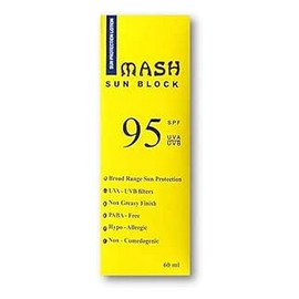 ماش صن بلوك 95 اصفر60 مل 