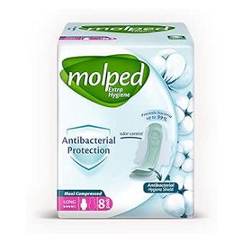 مولبيد مضاد للبكتيريا طويل 8 فوطة 