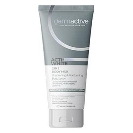 ديرماكتيف اكتى وايت بدى ميلك 2*1 ترطيب وتفتيح الجسم رصاصى 200 مل  $ 