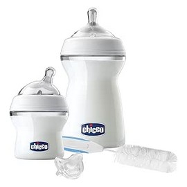 شيكو مجموعة ناتشورال فيدينج ببرونة 150 مل + ببرونة 250 مل + سكاتة  + فرشاة ببرونة##