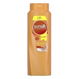 صانسيلك شامبو اعادة بناء شعر تالف برتقالى 600 مل