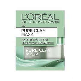 لوريال قناع الطين النقى بالفحم 50 مل 