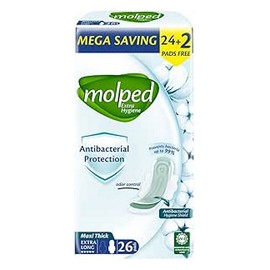 مولبيد مضاد للبكتيريا طويل جدا 23 فوطة + 3فوط مجانا #