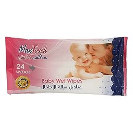 ماكس تاتش مناديل مبللة اطفال 24 منديل 