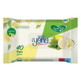 يونو مبللة ورد انواع 40 منديل