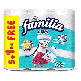 فاميليا مناديل مطبخ بكر رول 5+1 رول @