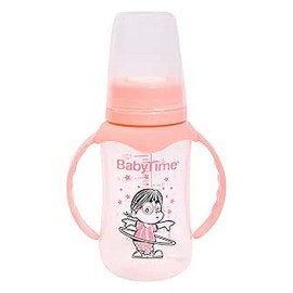 بيبى تايم ببرونة بلاستيك بيد 150 مل BT070 ##