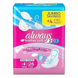 اولويز نعومة الريش ماكسى سوبر توفير طويل 26 فوطة #