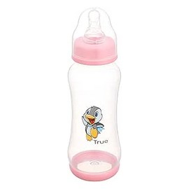 ترو ببرونة بحلمة سليكون كلاسيك روز 240 مل +6m ##