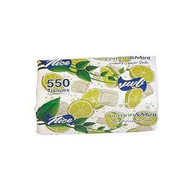نايس مناديل سحب ليمون ونعناع 550 منديل ##