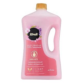 ريفولى شاور جل وردة الداماسك والبنفسج (وردى) 3 لتر #