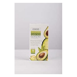 كوكو واكس شرائح شمعية بالافوكادو10*2 قطعة