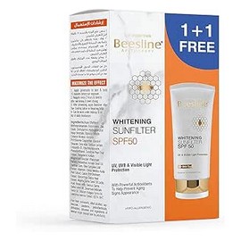 بيزلين صن بلوك ومفتح للبشرة SPF50 مجانا 1+1