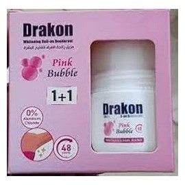 دراكون رول اون تفتيح بشرة بينك بابل عرض 2 قطعة (1+1) offer $