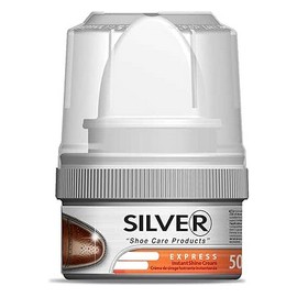 سيلفر ملمع حذاء شفاف برطمان 50مل + اسفنجة