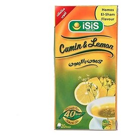 ايزيس كمون باليمون علبة 20 كيس 