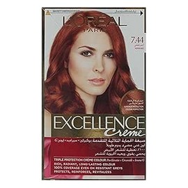 لوريال صبغة اكسلانس كريم احمر فلفلى 7.44
