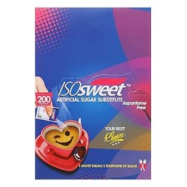 ايزو سويت سكر رجيم علبة 200 كيس 1 جم 2 معلقة
