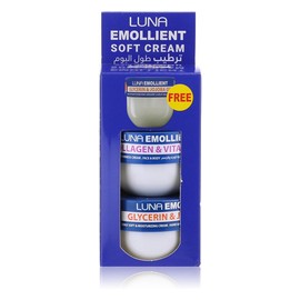 لونا ايمولينت سوفت كريم عرض 2+1 قطعة offer (جوجوبا 50 جم+كولاجين 50 جم + جوجوبا 20 جم)