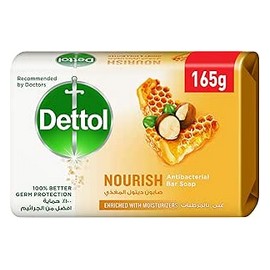 ديتول صابون عناية مغذى باللوز و العسل  اصفر 165جم#