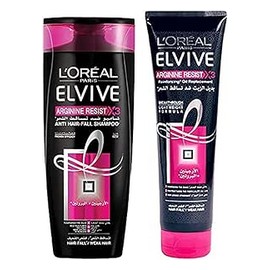 لوريال الفيف بديل الزيت ضد تساقط الشعر الضعيف اسود 300 مل +شامبو 90مل 