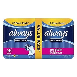 اولويز ماكسى سميكه الوفيرا ازرق طويل 18+2 فوطة 