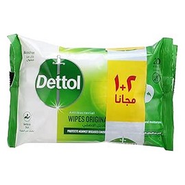 ديتول مناديل مبللة 20 منديل عرض 2 + 1 قطعة offer #