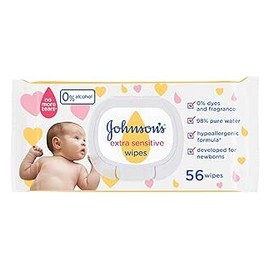 جونسون مناديل مبللة فائقة الحساسية 56 منديل 