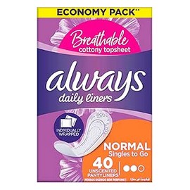 اولويز يومى كمفورت بروتكت فوط مغلفة برتقالى 40 فوطة ##